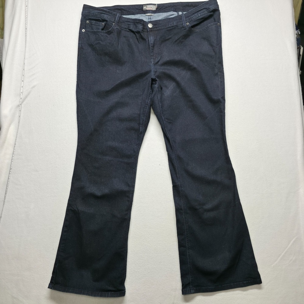 Torrid Luxe Slim Boot Super Stretch Denim Blue‎ Jeans Size 24XT (46X33.5)